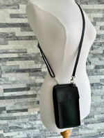 Load image into Gallery viewer, lusciousscarves Genuine Italian Leather Crossbody Phone Bag and Purse,
