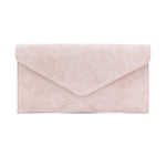 Load image into Gallery viewer, lusciousscarves Genuine Suede Leather Envelope Clutch Bag , 10 Colours Available
