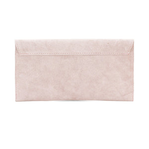 lusciousscarves Genuine Suede Leather Envelope Clutch Bag , 10 Colours Available