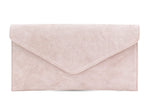 Load image into Gallery viewer, lusciousscarves Genuine Suede Leather Envelope Clutch Bag , 10 Colours Available
