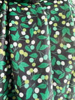 Load image into Gallery viewer, lusciousscarves Green Little Berries and Leaves Ladies Scarf
