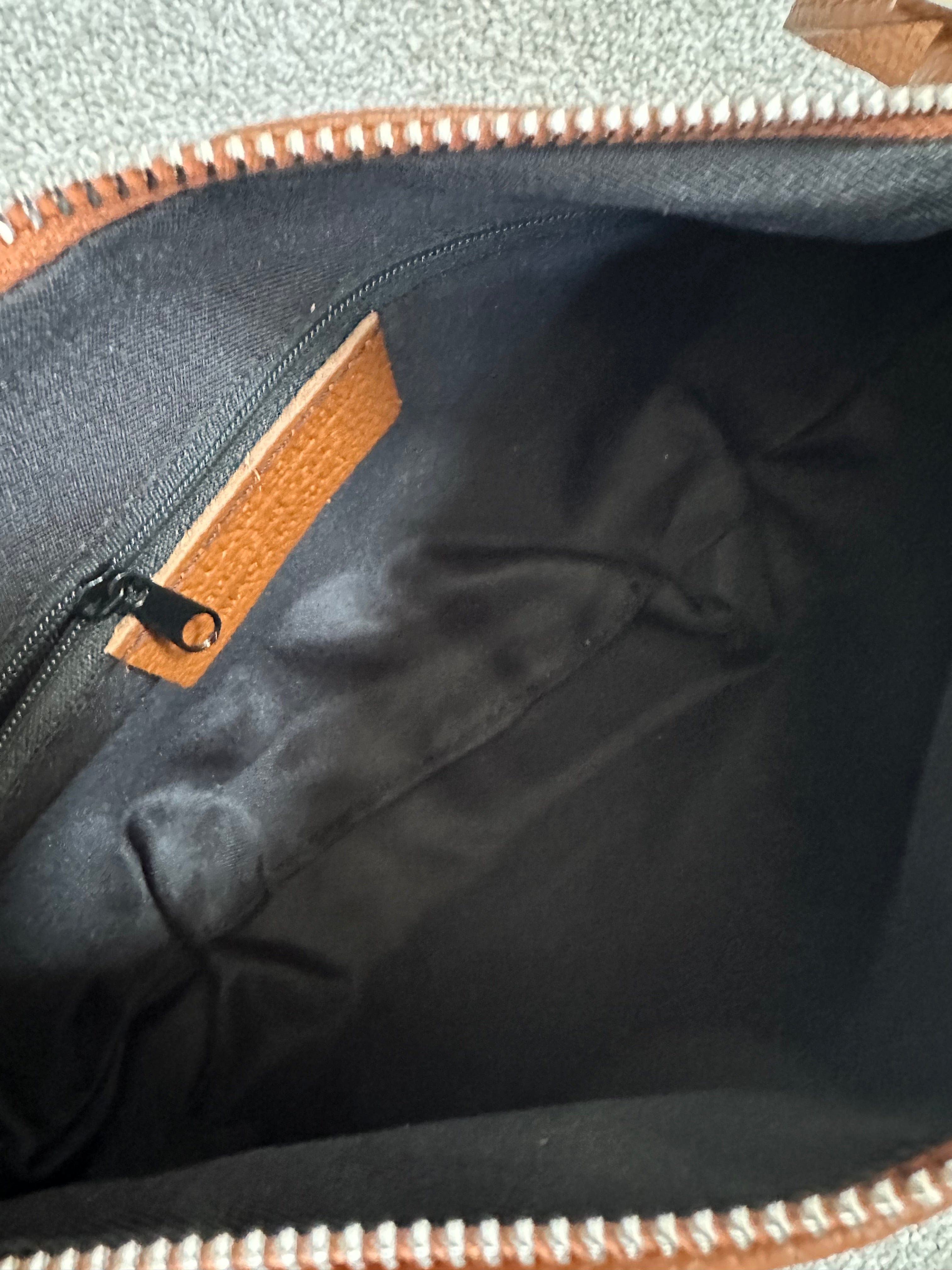 lusciousscarves Half Moon Italian Leather Shoulder Bag , Tan Brown.