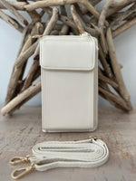Load image into Gallery viewer, lusciousscarves Handbag &amp; Wallet Accessories Cream Phone / Purse Crossbody Bag
