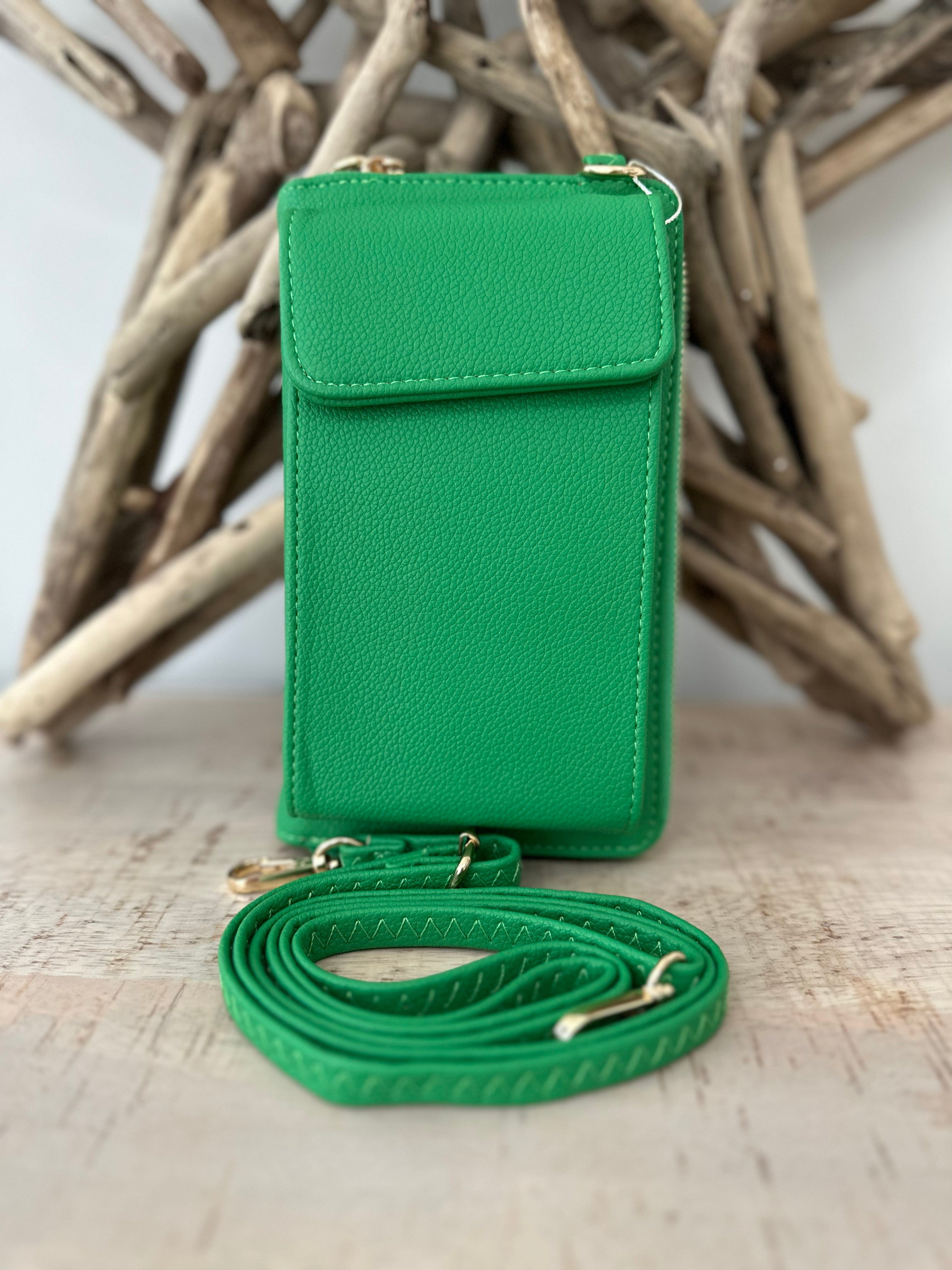 Crossbody phone bag sales leather