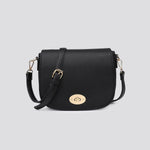 Load image into Gallery viewer, lusciousscarves Handbags Black Crossbody Twist Clasp Closer Bag

