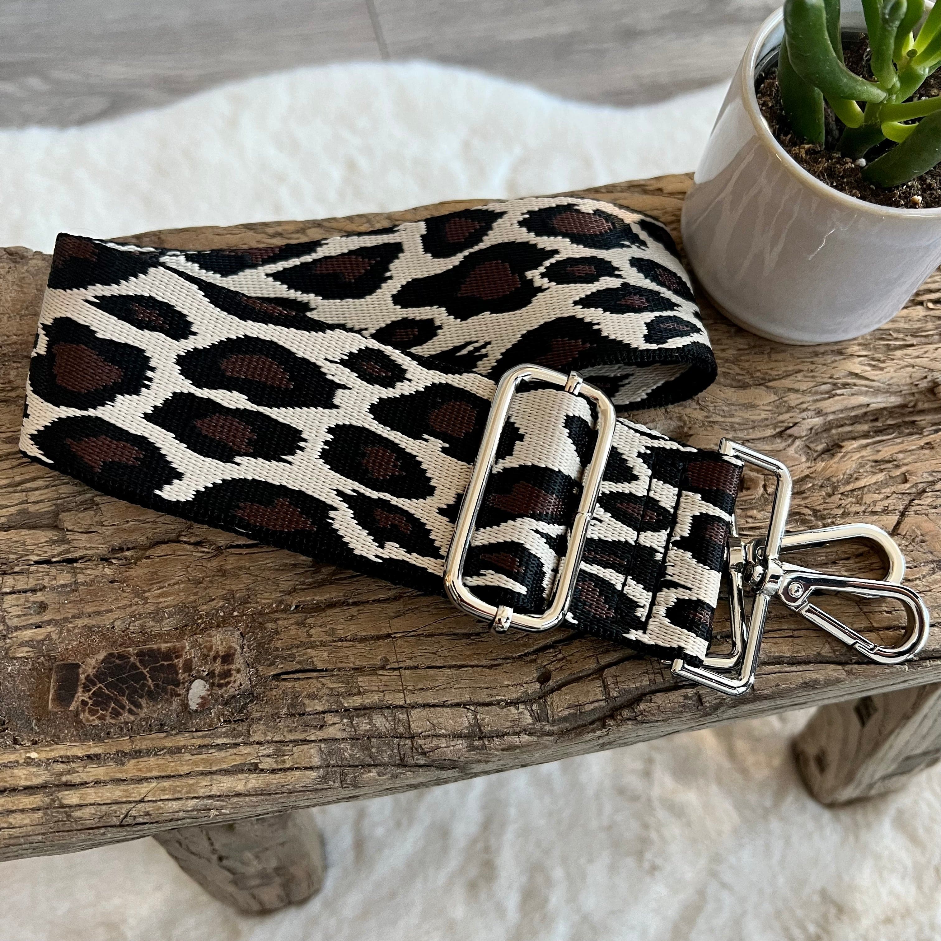 lusciousscarves Handbags Brown animal Interchangeable Bag Straps with Silver Hardware - Lots of colours available.