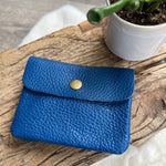 Load image into Gallery viewer, lusciousscarves Handbags Cobalt Blue Small leather coin purse , 20 colours available
