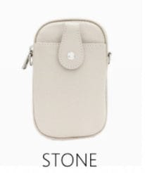 lusciousscarves Handbags Cream Italian leather crossbody phone bag - lots of colours available