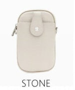 Load image into Gallery viewer, lusciousscarves Handbags Cream Italian leather crossbody phone bag - lots of colours available
