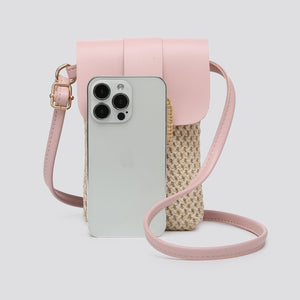lusciousscarves Handbags Crossbody Phone Pouch , Woven Design Small Bag