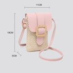 Load image into Gallery viewer, lusciousscarves Handbags Crossbody Phone Pouch , Woven Design Small Bag
