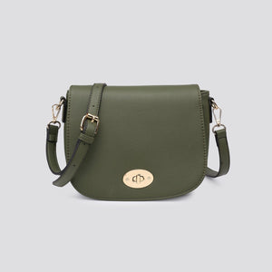 lusciousscarves Handbags Crossbody Twist Clasp Closer Bag