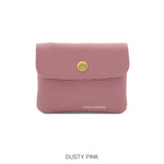 Load image into Gallery viewer, lusciousscarves Handbags Dusky Pink Small leather coin popper purse , 20 colours available
