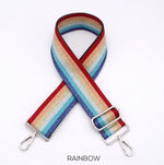Load image into Gallery viewer, lusciousscarves Handbags Handbag Bag Straps with SILVER HARDWARE - Lots of colours available.
