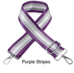 Load image into Gallery viewer, lusciousscarves Handbags Handbag Bag Straps with SILVER HARDWARE - Lots of colours available.
