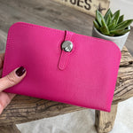 Load image into Gallery viewer, lusciousscarves Handbags Hot pink Dogon style purse, Passport wallet available in a range of colours
