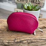 Load image into Gallery viewer, lusciousscarves Handbags Hot pink Italian leather coin purse
