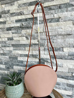 Load image into Gallery viewer, lusciousscarves Handbags Italian Leather Clamshell Crossbody  Bag
