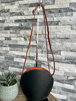 Load image into Gallery viewer, lusciousscarves Handbags Italian Leather Clamshell Crossbody  Bag
