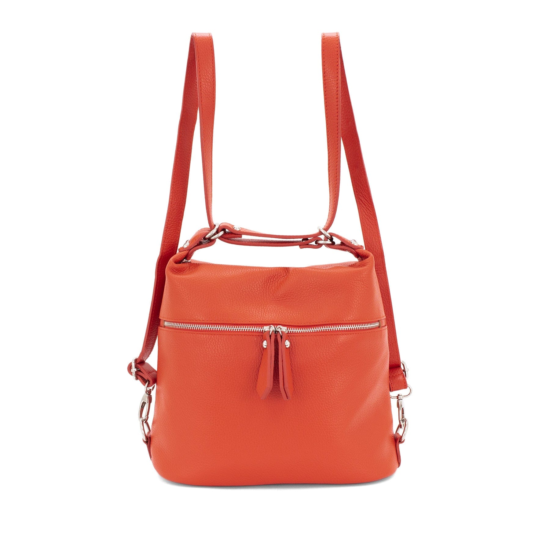 lusciousscarves Handbags Italian Leather Convertible Bag Handbag / Rucksack / Backpack