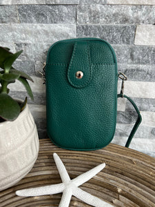 lusciousscarves Handbags Italian leather crossbody phone bag - lots of colours