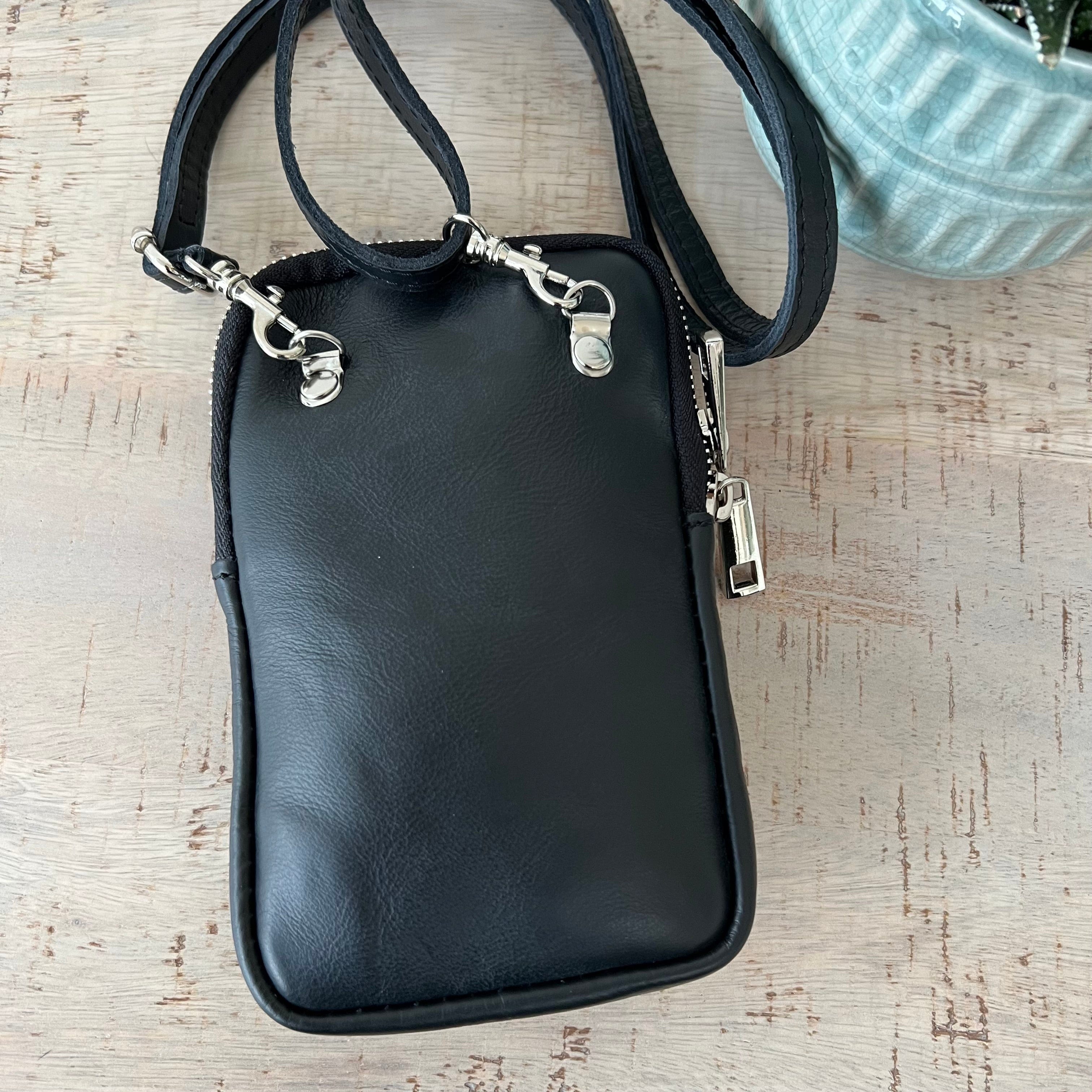 lusciousscarves Handbags Italian leather pouch, mini crossbody bag