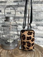 Load image into Gallery viewer, lusciousscarves Handbags Italian leather pouch, mini crossbody bag
