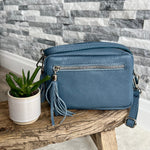 Load image into Gallery viewer, lusciousscarves Handbags Italian Leather Soft Crossbody Camera Bag
