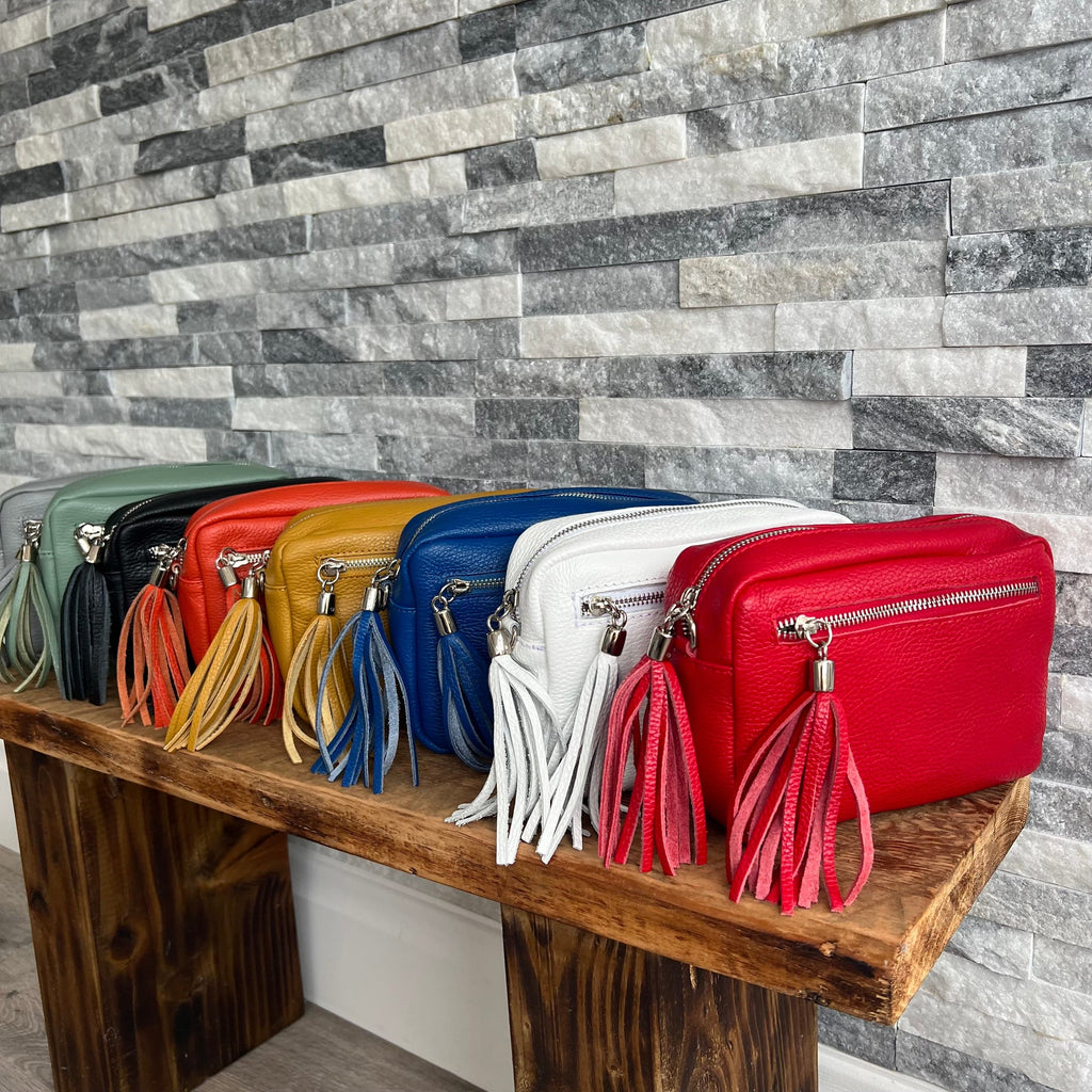 lusciousscarves Handbags Italian Leather Soft Crossbody Camera Bag