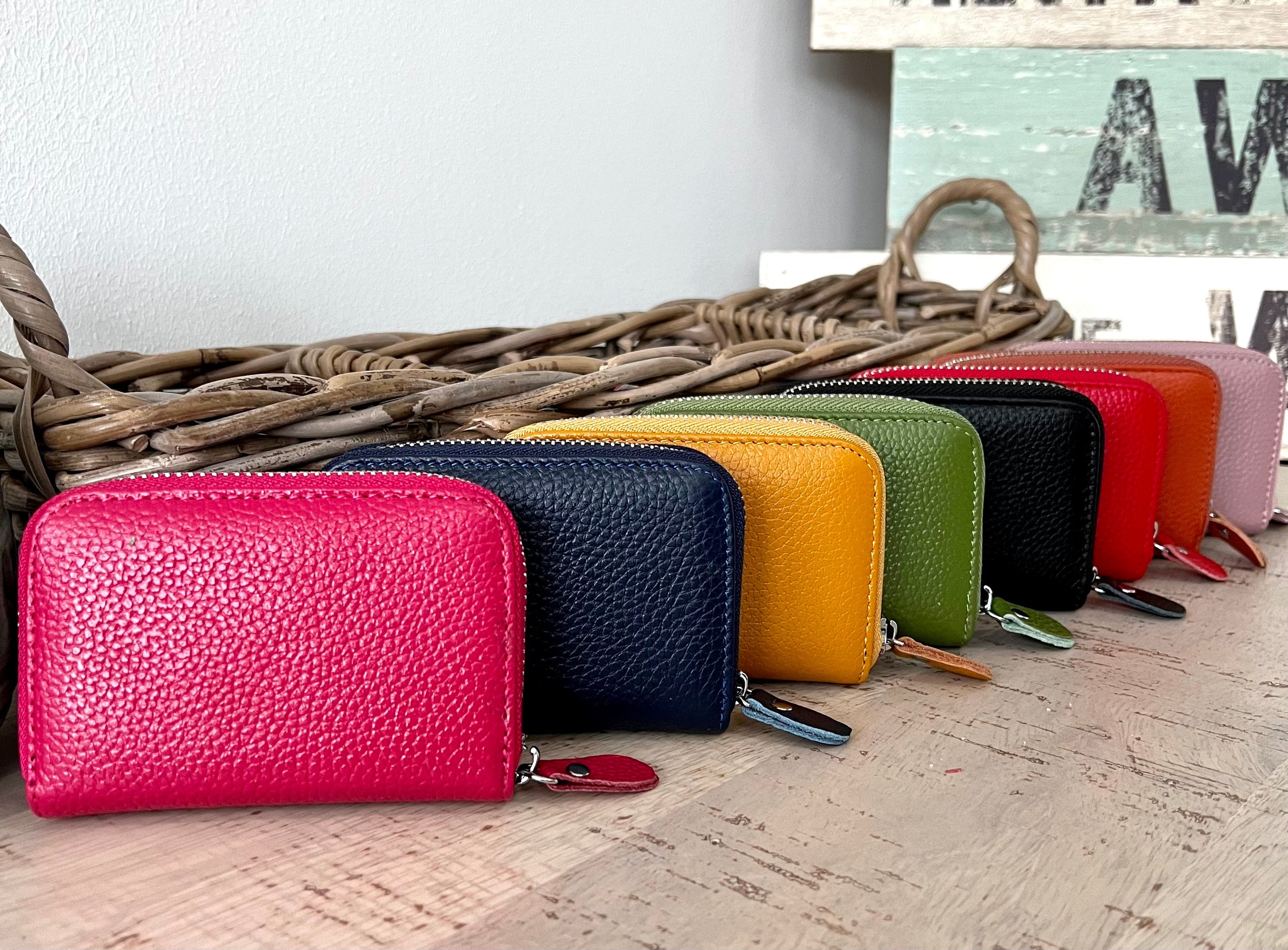 lusciousscarves Handbags Leather credit card holder with RFID card protection.