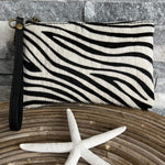 Load image into Gallery viewer, lusciousscarves Handbags Leather zebra print clutch bag/purse
