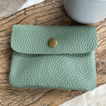 Load image into Gallery viewer, lusciousscarves Handbags Mint Green Small leather coin purse , 20 colours available
