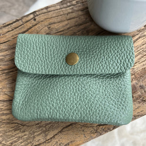 lusciousscarves Handbags Mint Green Small leather coin purse , 20 colours available