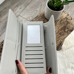 Load image into Gallery viewer, lusciousscarves Handbags Miss Milly Pale Grey Purse
