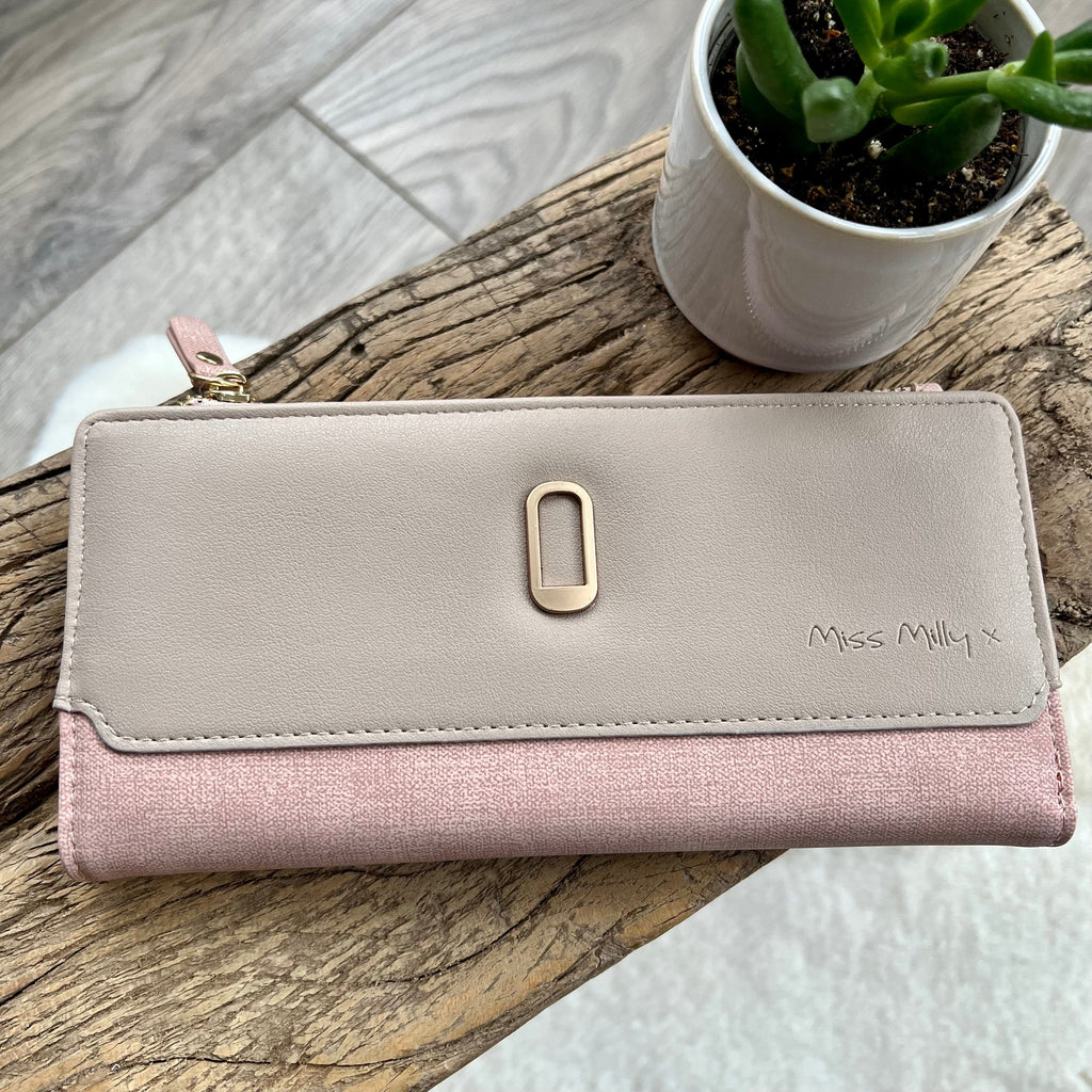 lusciousscarves Handbags Miss Milly Pink 2 Tone Purse