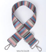 Load image into Gallery viewer, lusciousscarves Handbags Multi-coloured Interchangeable Bag Straps with Silver Hardware - Lots of colours available.
