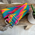 Load image into Gallery viewer, lusciousscarves Handbags Multi Shapes Interchangeable Bag Straps with Silver Hardware - Lots of colours available.
