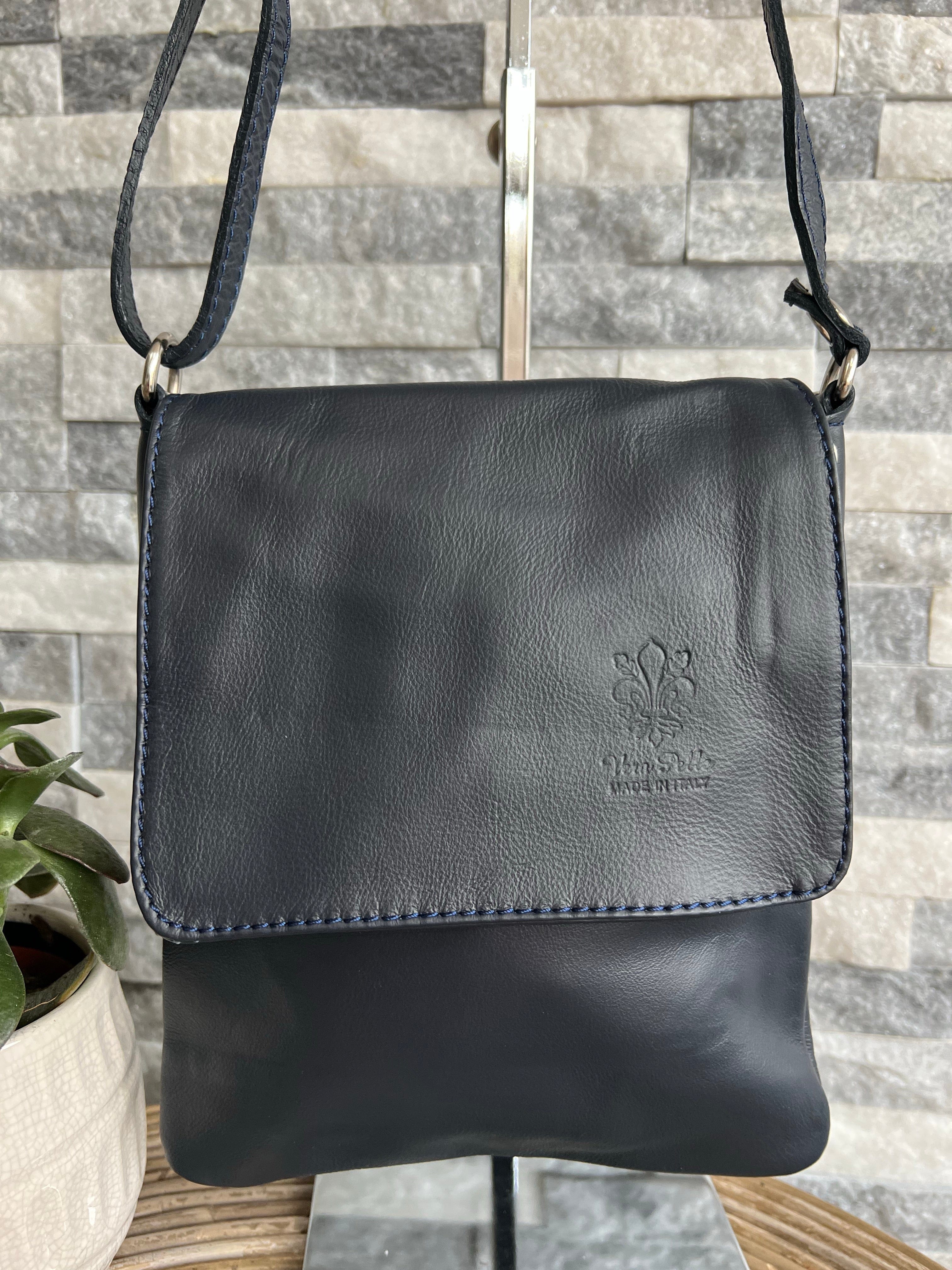 Small Leather Crossbody Bag - Etsy UK