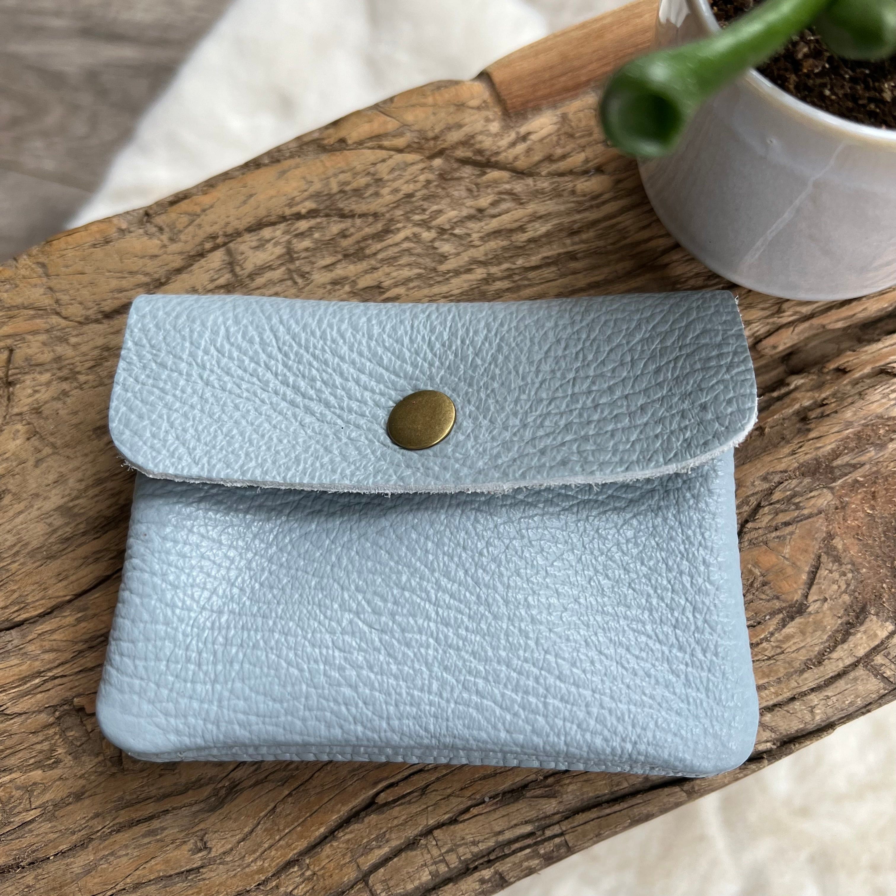 Small leather coin purse 20 colours available luscious scarves