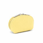 Load image into Gallery viewer, lusciousscarves Handbags Pastel Yellow Italian leather coin purse
