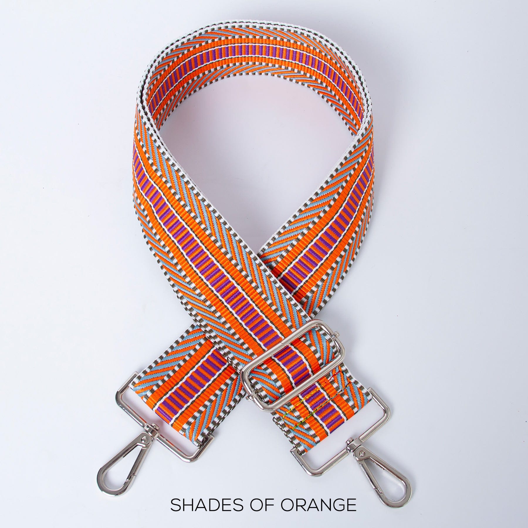 lusciousscarves Handbags Shades of orange Interchangeable Bag Straps with Silver Hardware - Lots of colours available.