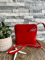 Load image into Gallery viewer, lusciousscarves Handbags Small Italian Leather Crossbody Bag
