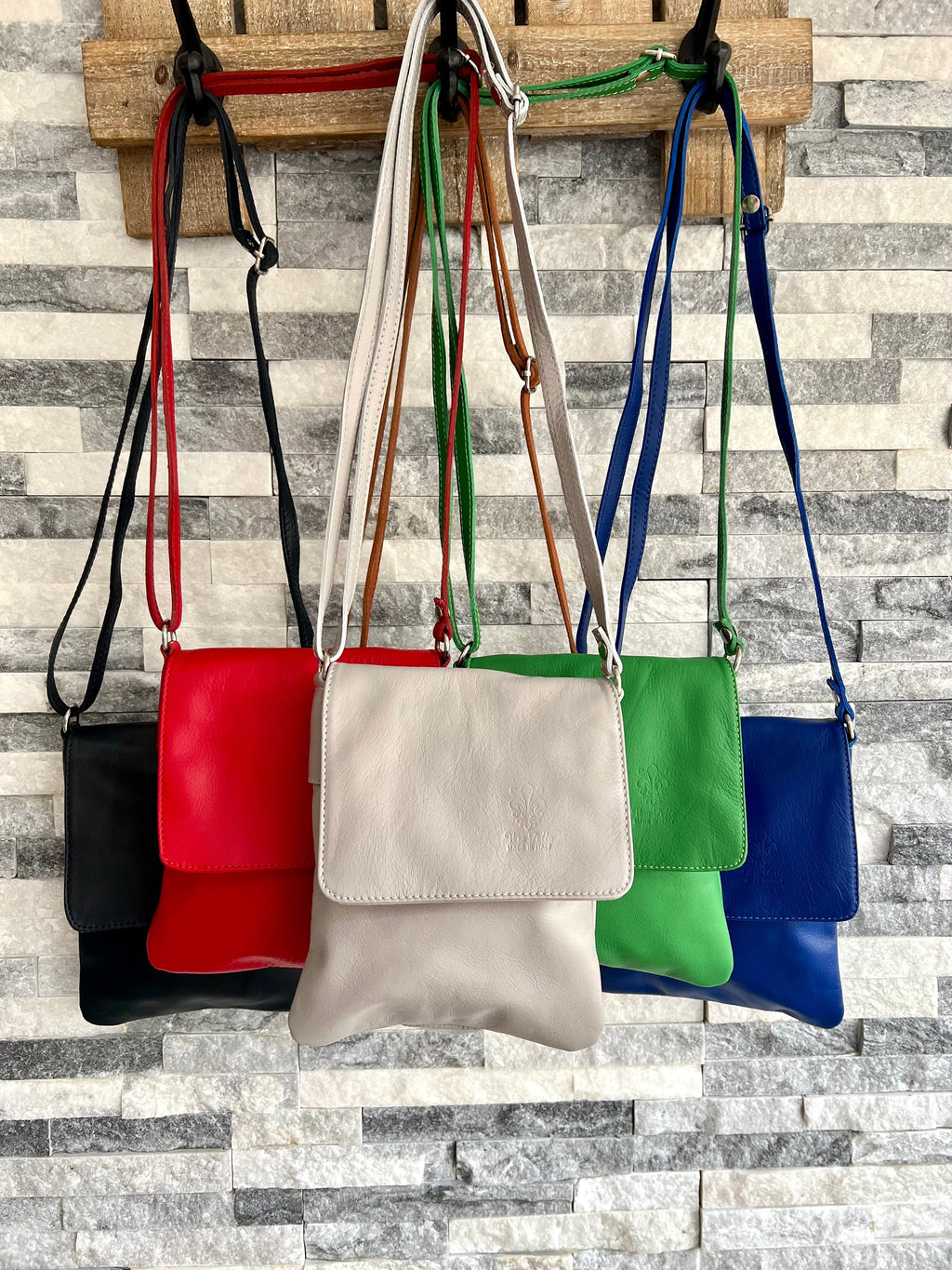 Silver Italian leather Bum Bag / Chest Bag – lusciousscarves