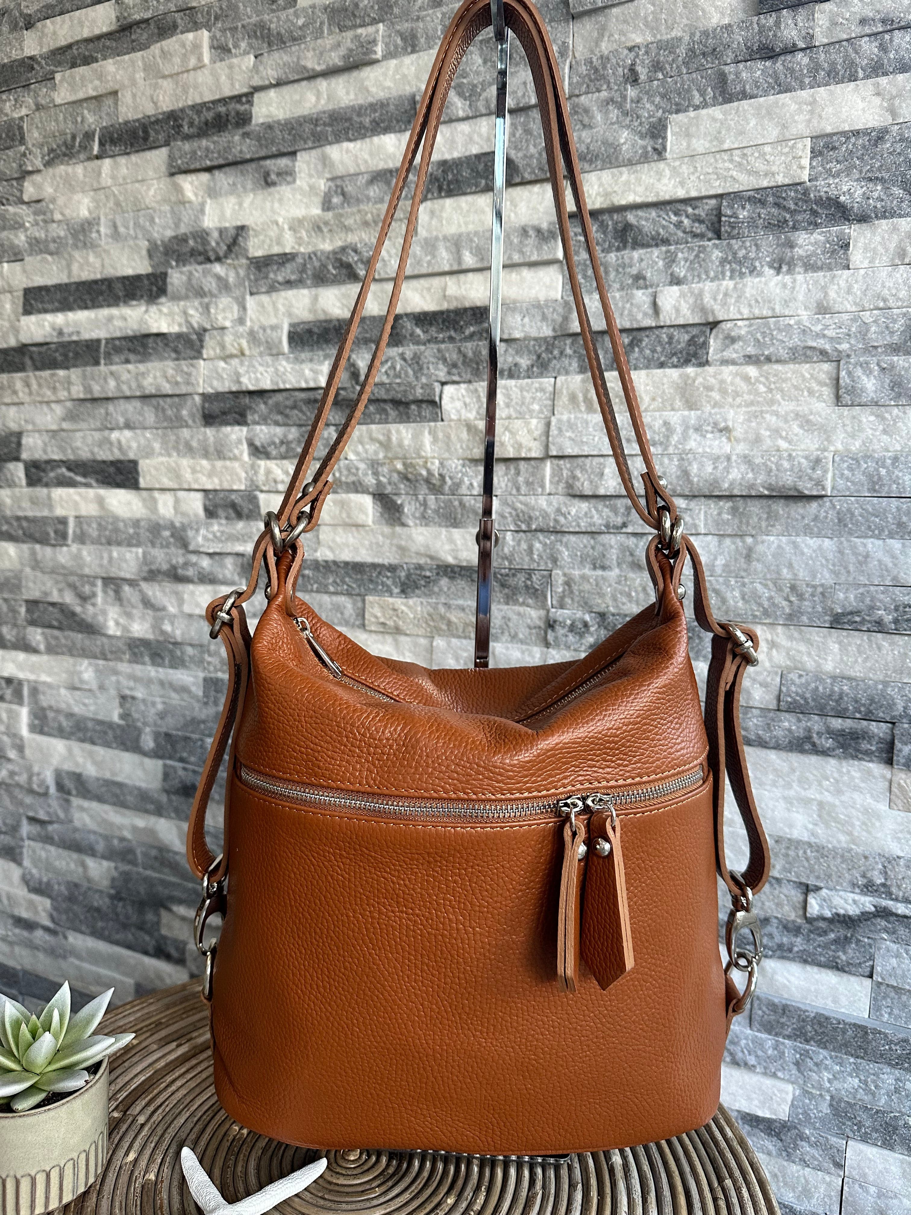 Tan rucksack online handbag