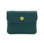 Load image into Gallery viewer, lusciousscarves Handbags teal Small leather coin popper purse , 20 colours available
