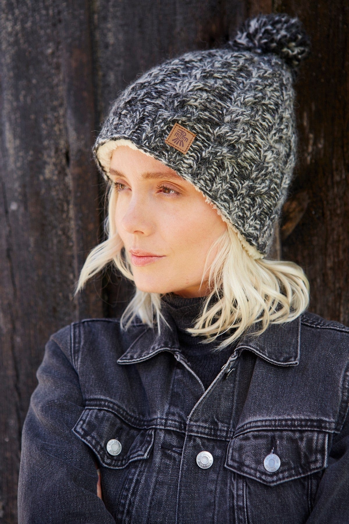 lusciousscarves Hats Cairngorm Bobble Beanie