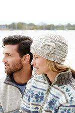 Load image into Gallery viewer, lusciousscarves Hats Pachamama Chamonix Flower Beanie Womens
