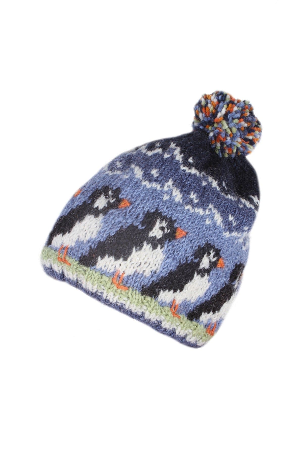 lusciousscarves Hats Pachamama Circus Of Puffins Bobble Beanie