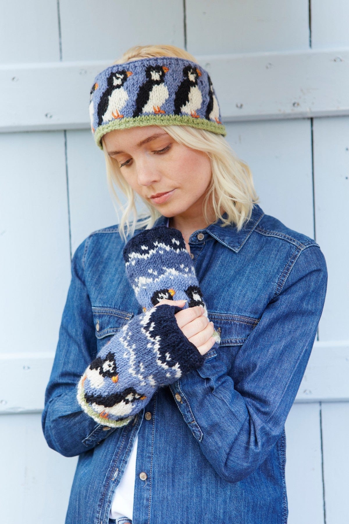 lusciousscarves Hats Pachamama Circus Of Puffins Handwarmer