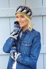 Load image into Gallery viewer, lusciousscarves Hats Pachamama Circus Of Puffins Headband
